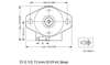 Picture of Danfoss Motor OMP - SAE A 2 Bolt 1" Key Shaft 1/2" BSP Ports