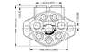 Picture of Danfoss Motor OMP - SAE A 2 Bolt 1" Key Shaft 1/2" BSP Ports