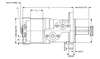 Picture of Danfoss Motor OMP - SAE A 2 Bolt 1" Key Shaft 1/2" BSP Ports