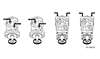 Picture of Danfoss Motor OMP - SAE A 2 Bolt 1" Key Shaft 1/2" BSP Ports