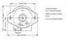 Picture of Danfoss OMR - SAE A 2 Bolt 1" key Shaft 1/2" BSP Ports