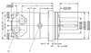 Picture of Danfoss OMT - SAE C 4 Bolt 17T Spline Shaft 3/4" BSP Ports