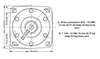 Picture of Danfoss OMT - SAE C 4 Bolt 40mm Key Shaft 3/4" BSP Ports