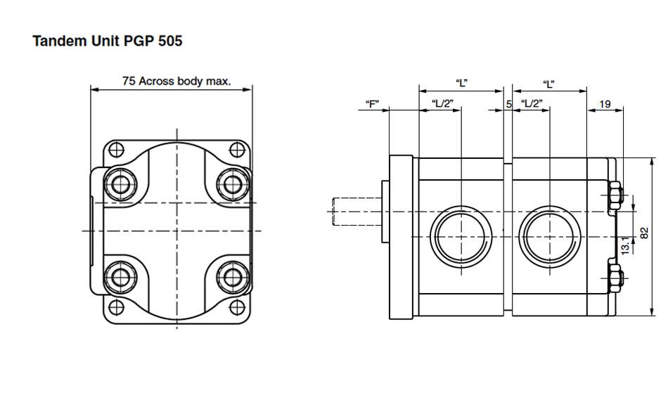 PGP 3cc Parker Dowty Gear Pump Buy Online. Hydraulic Equipment Supermarkets