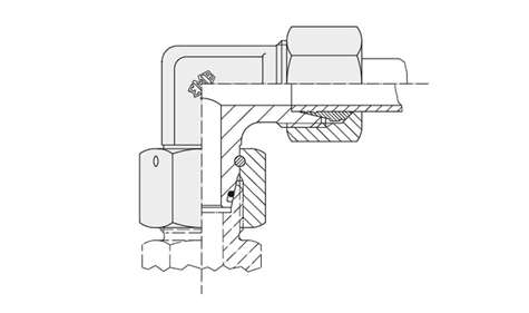 Picture of NPT Stud Elbows Light Duty