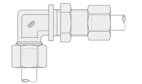 Picture of Bulkhead Elbows Heavy Duty