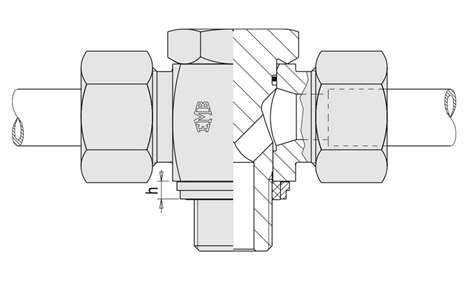 Picture of Full-Flow Banjo Tees Heavy Duty